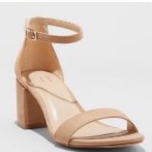 A New Day Nude Single Strap Sandals